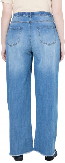 Ulla Popken Extra Wide Leg Stretch Fit Jeans Light Blue - Дамски Дънки & Панталони в Големи Размери – Plus Size - 
