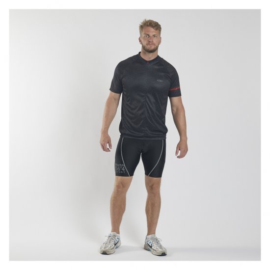 North Latitude Sport Bike Shirt Black - Колоездачни дрехи - 