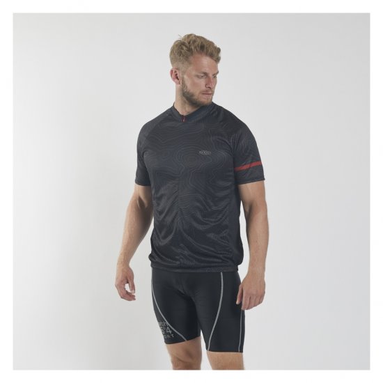 North Latitude Sport Bike Shirt Black - Колоездачни дрехи - 
