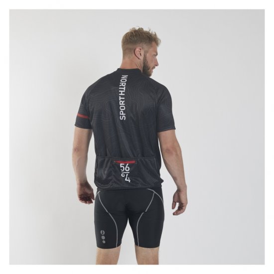 North Latitude Sport Bike Shirt Black - Колоездачни дрехи - 