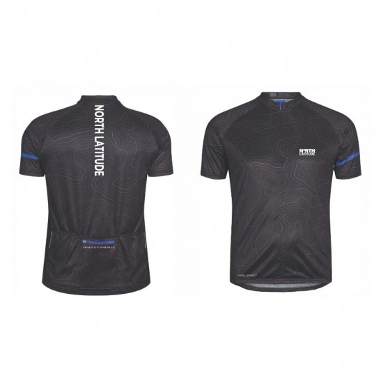North Latitude Cycling Shirt Black - Колоездачни дрехи - 