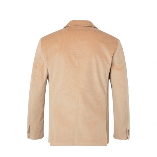 JP1880 Suit Jacket Corduroy Business Sand - Костюми - мъжки костюми големи размери