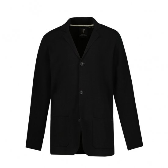 JP1880 Jacket Business Flexnamic Milano Black - Костюми - мъжки костюми големи размери