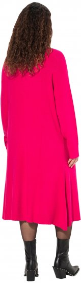 Ulla Popken Long Turtleneck Duster Sweater Red Pink - Суичъри & cуичъри с качулка - 