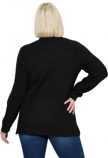 Ulla Popken Whimsical Holiday Sweater Black - Суичъри & cуичъри с качулка - 