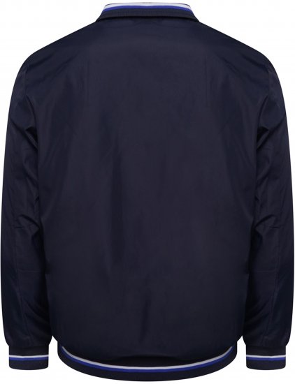 Kam Jeans 444 Premium Harrington Jacket Navy - Якета - мъжки якета големи размери