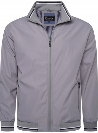 Kam jeans 444 Premium Harrington Jacket Silver - Якета - мъжки якета големи размери