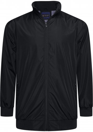 Kam jeans 445 Premium Harrington Jacket Black - Якета - мъжки якета големи размери