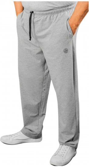 20 Nodi Stretch Fleece Cotton Sports Pants with Enzyme and Soft Touch Treatment Grey - Спортни панталони & Kъси панталони - мъжки спортни панталони големи размери