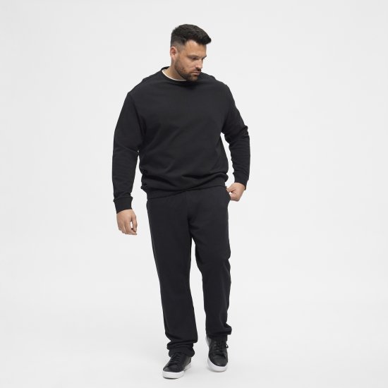 North Latitude Sweatpants Black - Спортни панталони & Kъси панталони - мъжки спортни панталони големи размери