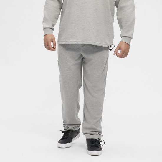 North Latitude Ottoman Sweatpants Mid Grey - Спортни панталони & Kъси панталони - мъжки спортни панталони големи размери