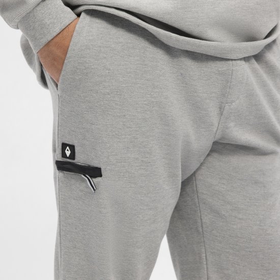 North Latitude Ottoman Sweatpants Mid Grey - Спортни панталони & Kъси панталони - мъжки спортни панталони големи размери