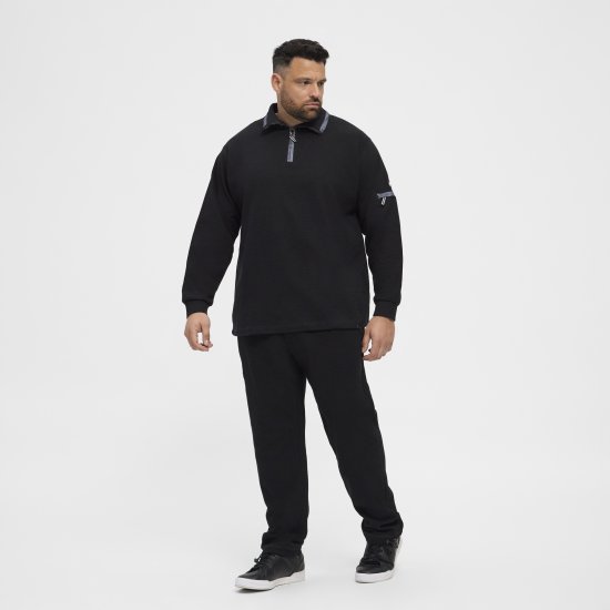 North Latitude Ottoman Sweatpants Black - Спортни панталони & Kъси панталони - мъжки спортни панталони големи размери