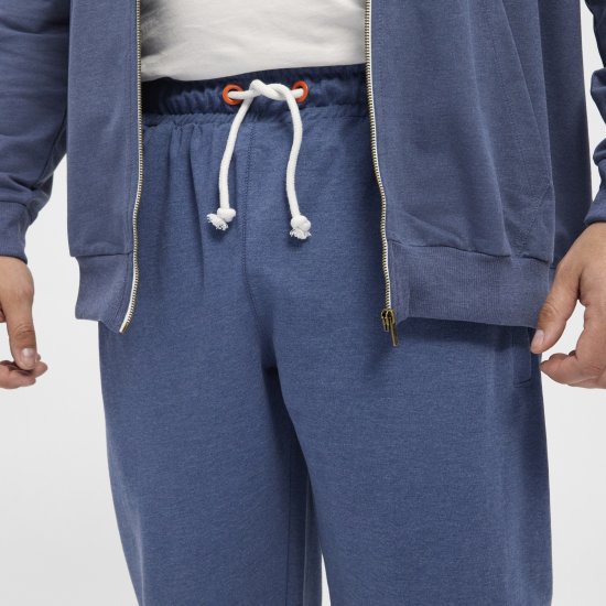 North Latitude Sweat Trousers Blue Melange - Спортни панталони & Kъси панталони - мъжки спортни панталони големи размери