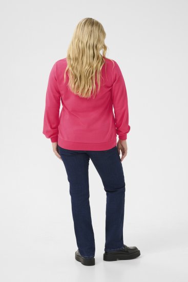 Kaffe Curve Violi Sweatshirt Raspberry Pink - Суитшърти - 