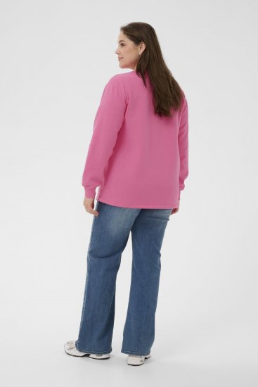 Kaffe Curve Sus Sweatshirt Pink Power - Суитшърти - 