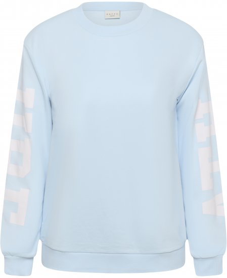 Kaffe Curve Mila Sweatshirt Nantucket Breeze Blue - Суитшърти - 