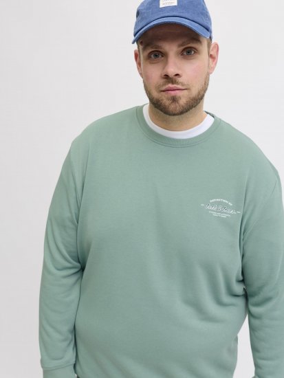 Jack & Jones Brandon Sweatshirt Turquoise - Суичъри & cуичъри с качулка - мъжки суичъри големи размери