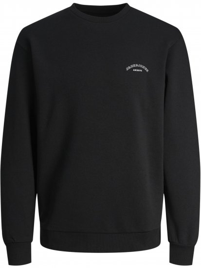 Jack & Jones College Logo Sweatshirt Black - Суичъри & cуичъри с качулка - мъжки суичъри големи размери