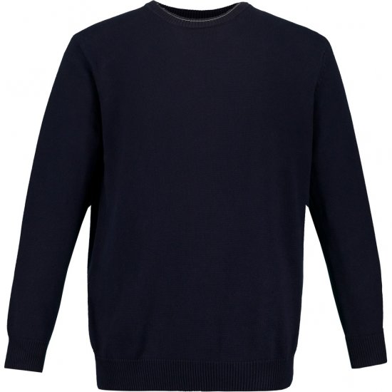 JP1880 Pullover Sweater Dark Navy TALL - МЪЖКО ОБЛЕКЛО MT-6XLT - дрехи за високи мъже