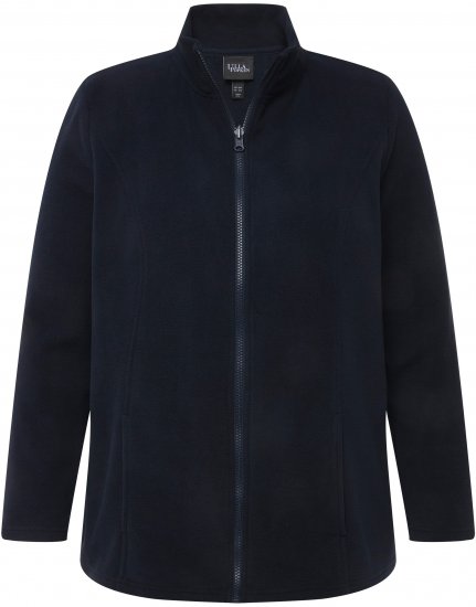 Ulla Popken Modular Fleece Zip Front Jacket Navy - Суичъри & cуичъри с качулка - 