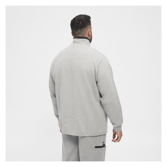 North Latitude Ottoman Sweatshirt Mid Grey - Суичъри & cуичъри с качулка - мъжки суичъри големи размери