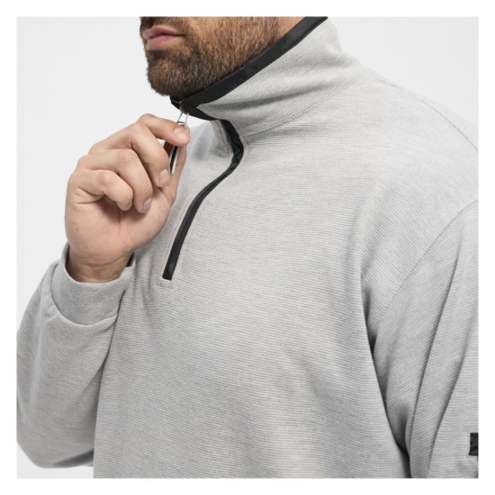North Latitude Ottoman Sweatshirt Mid Grey - Суичъри & cуичъри с качулка - мъжки суичъри големи размери