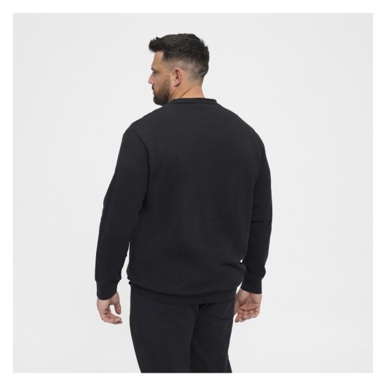 North Latitude Crew Neck Sweatshirt Black - Суичъри & cуичъри с качулка - мъжки суичъри големи размери