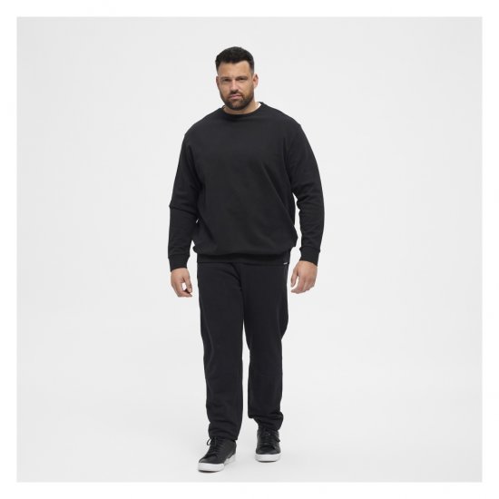 North Latitude Crew Neck Sweatshirt Black - Суичъри & cуичъри с качулка - мъжки суичъри големи размери