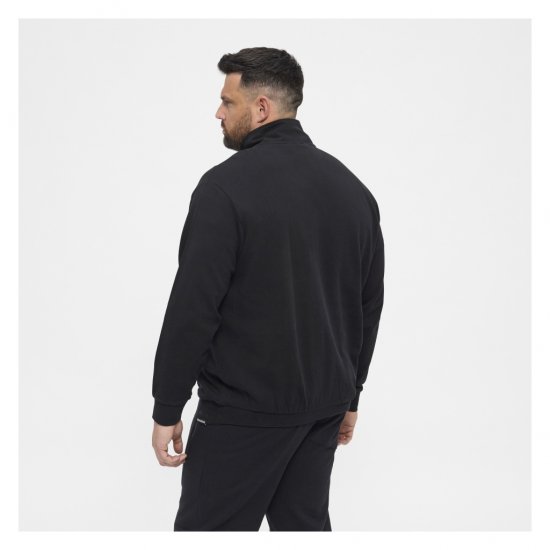 North Latitude Denim Half-Zip Sweatshirt Black - Суичъри & cуичъри с качулка - мъжки суичъри големи размери