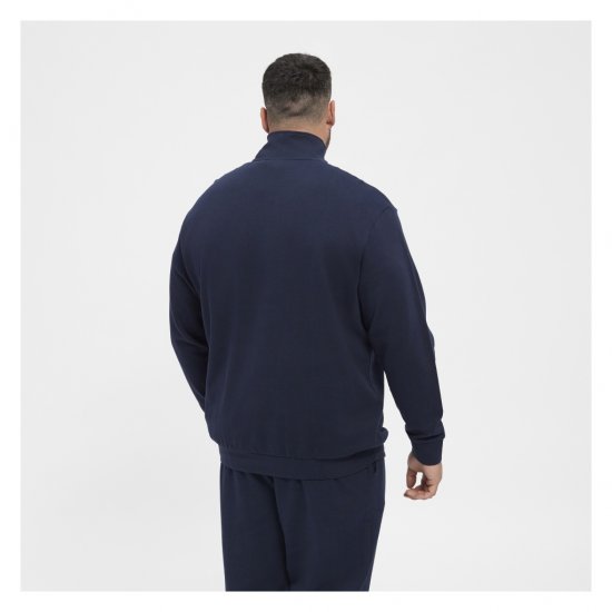 North Latitude Half-Zip Sweatshirt Navy Blue - Суичъри & cуичъри с качулка - мъжки суичъри големи размери