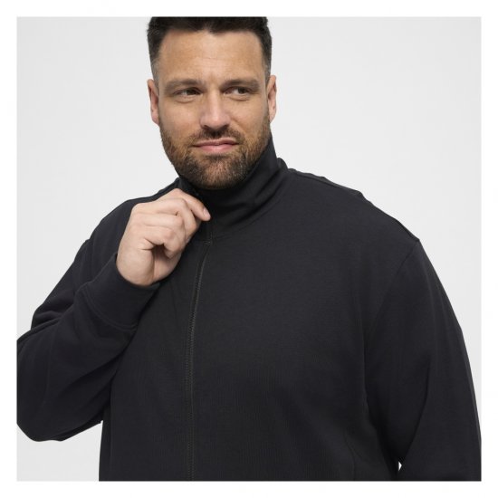 North Latitude Full-Zip Sweatshirt Black - Суичъри & cуичъри с качулка - мъжки суичъри големи размери