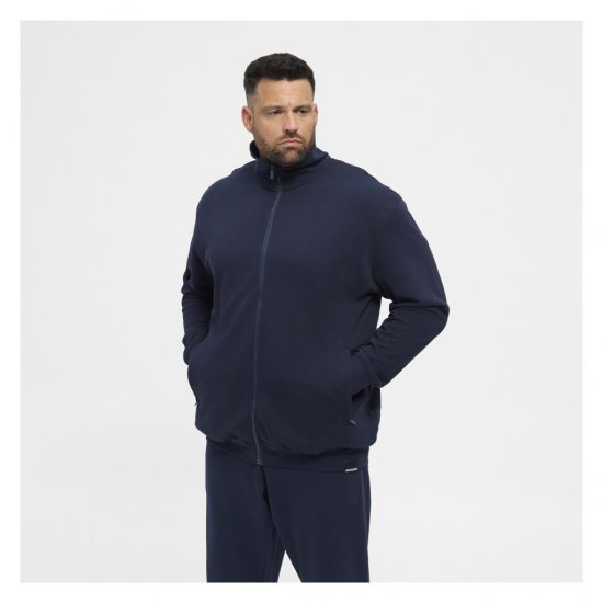 North Latitude Full-Zip Sweatshirt Navy Blue - Суичъри & cуичъри с качулка - мъжки суичъри големи размери
