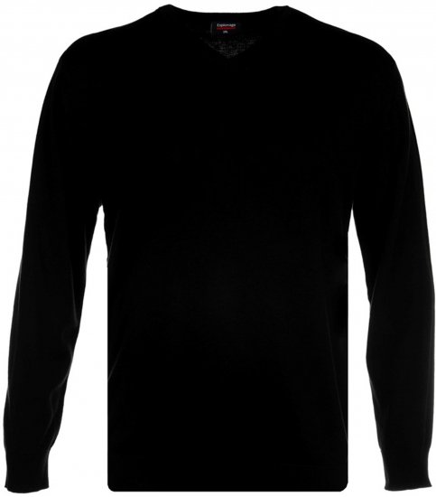 Espionage KW031 Sweatshirt Black - Суичъри & cуичъри с качулка - мъжки суичъри големи размери