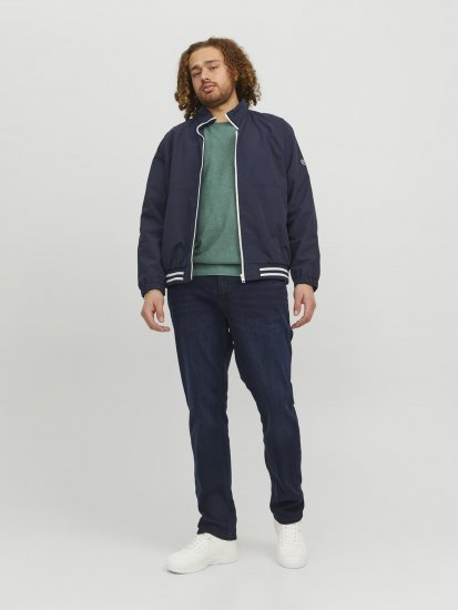 Jack & Jones Logan Spring Knitted Pillover Grey - Суичъри & cуичъри с качулка - мъжки суичъри големи размери
