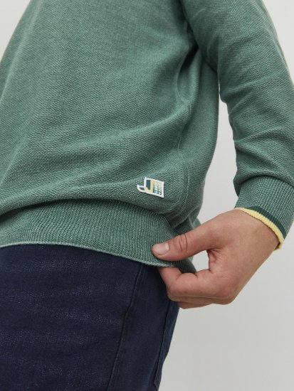 Jack & Jones Logan Spring Knitted Pillover Grey - Суичъри & cуичъри с качулка - мъжки суичъри големи размери