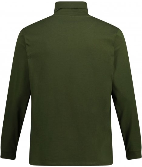 JP1880 Turtleneck Sweatshirt Green - Суичъри & cуичъри с качулка - мъжки суичъри големи размери