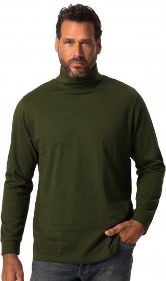 JP1880 Turtleneck Sweatshirt Green - Суичъри & cуичъри с качулка - мъжки суичъри големи размери