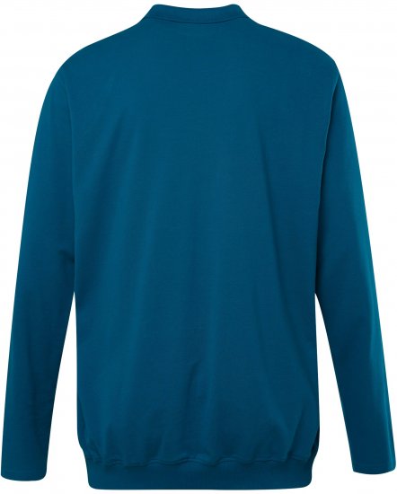 JP1880 Polo Shirt Long Sleeve Blue - Поло тениски - мъжки тениски с яка големи размери