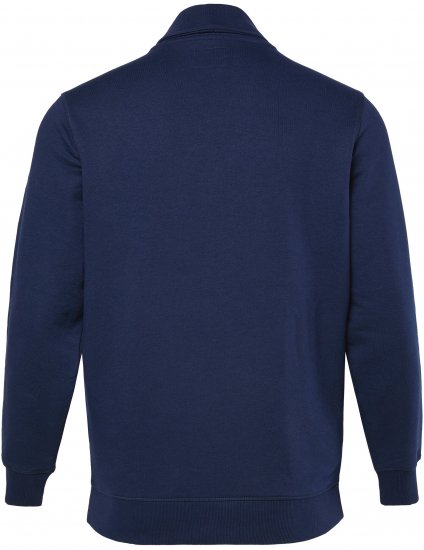 JP1880 Sweat Jacket Shawl Collar Navy - Суичъри & cуичъри с качулка - мъжки суичъри големи размери