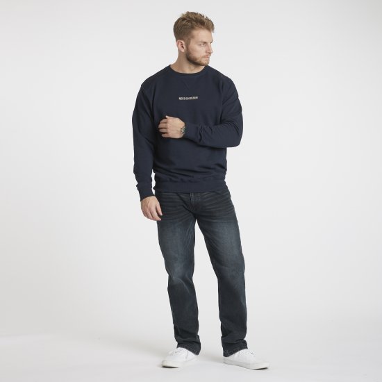 North Latitude Denim Logo Sweatshirt Navy Blue TALL - TALL cуичъри - 