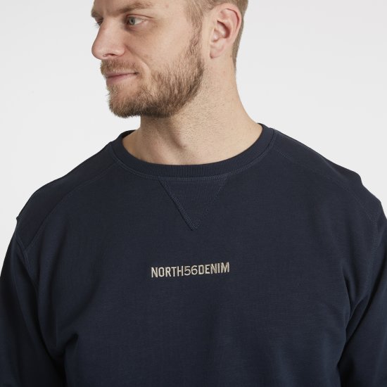 North Latitude Denim Logo Sweatshirt Navy Blue TALL - TALL cуичъри - 