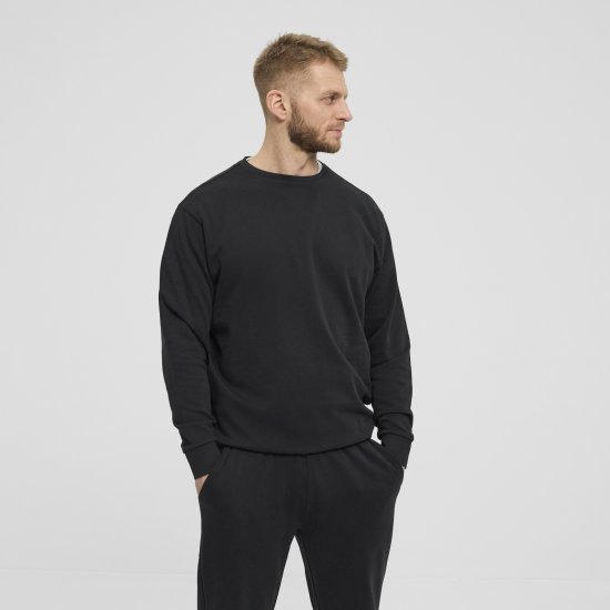 North Latitude Denim Crew Neck Sweatshirt Black TALL - TALL cуичъри - 