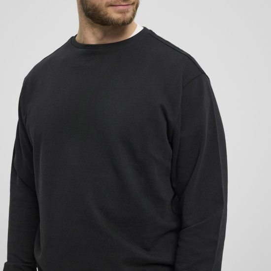 North Latitude Denim Crew Neck Sweatshirt Black TALL - TALL cуичъри - 