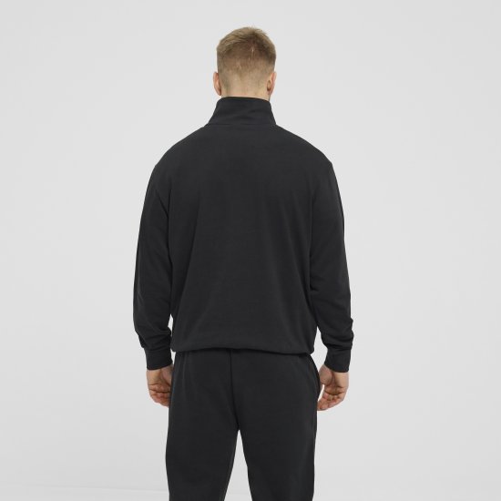 North Latitude Denim Half-Zip Sweatshirt Black TALL - TALL cуичъри - 