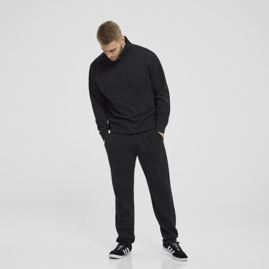 North Latitude Denim Half-Zip Sweatshirt Black TALL - TALL cуичъри - 