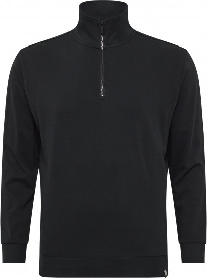 North Latitude Denim Half-Zip Sweatshirt Black - Суичъри & cуичъри с качулка - мъжки суичъри големи размери