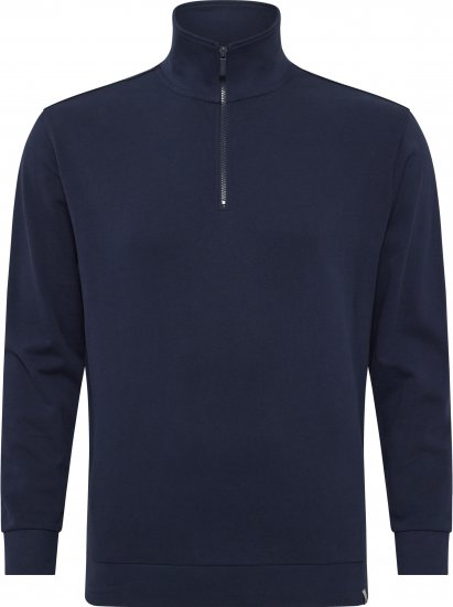 North Latitude Denim Half-Zip Sweatshirt Navy Blue TALL - TALL cуичъри - 