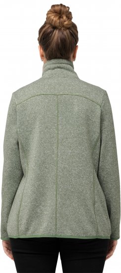 Ulla Popken Heather Knit Fleece Jacket Mint Green - Суичъри & cуичъри с качулка - 