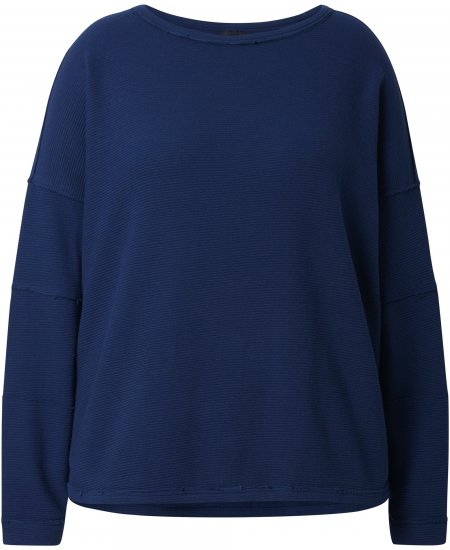 Ulla Popken Inverted Seam Long Sleeve Sweatshirt Navy - Суичъри & cуичъри с качулка - 